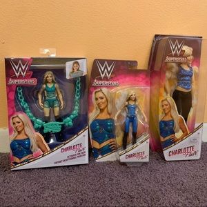 Collection of Charlotte Flair figures!
